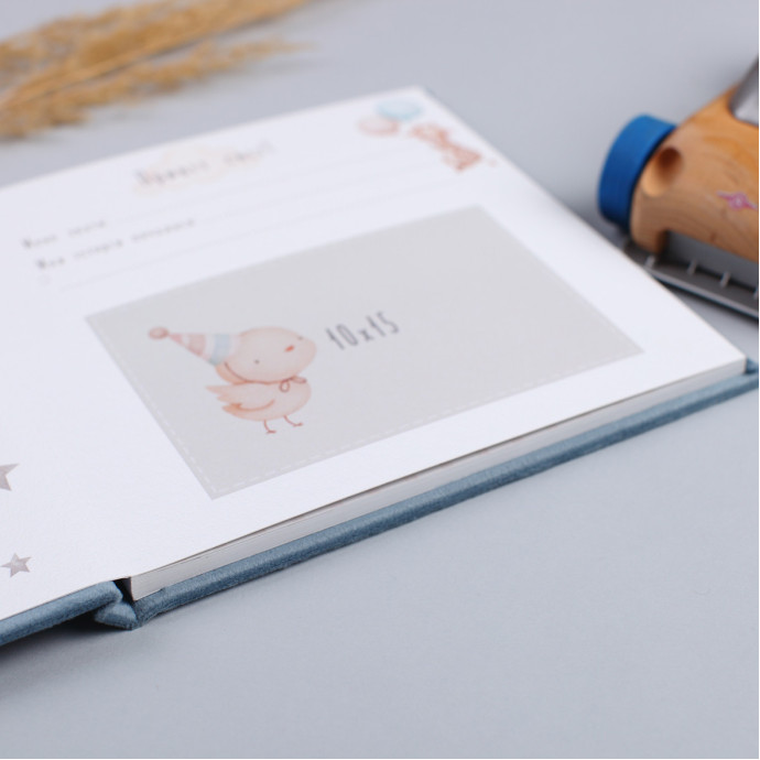 Дитячий альбом у велюровій обкладинці Fotobook-0007