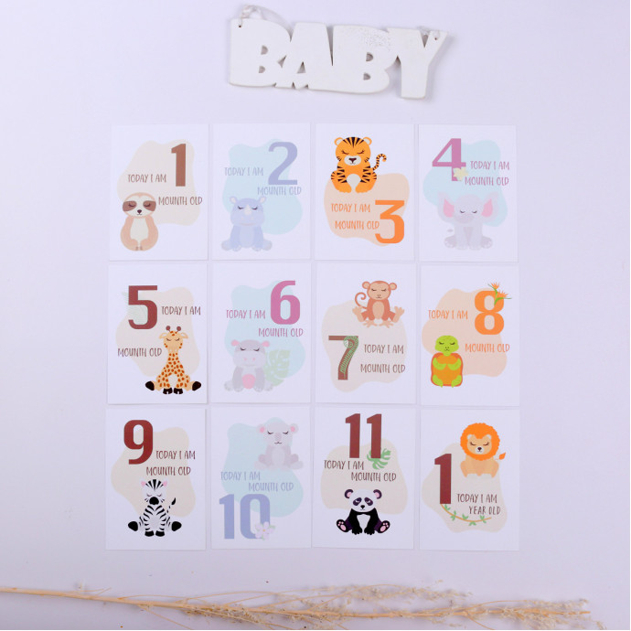 Картки для щомісячних фото малюків