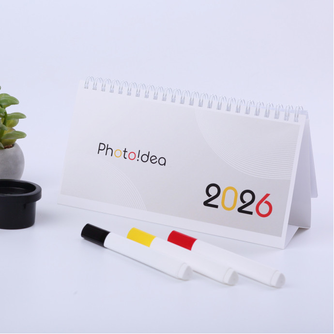 Настільний календар-домік з пружиною 