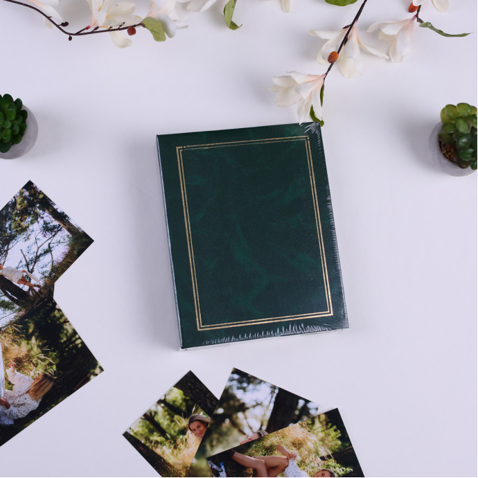 Альбом на 200 фото 10*15 см Gedeon B46200S CLASSIC GREEN