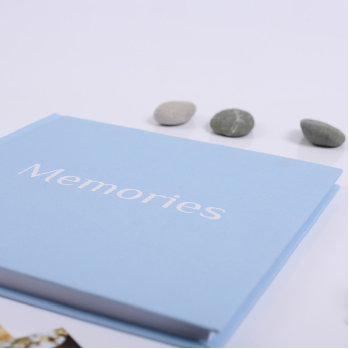 Фотоальбом для фотографій “Memories” блакитний Альбом для зберігання фото