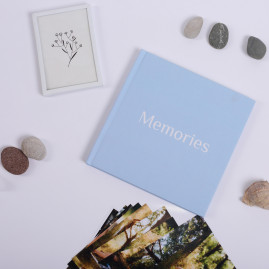 Фотоальбом для фотографій “Memories” блакитний  Альбом для зберігання фото