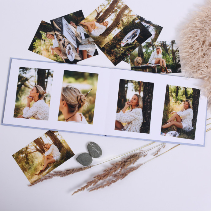 Фотоальбом для світлин "Memories" блакитний Альбом для зберігання фото 30х20