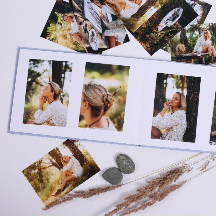 Фотоальбом для світлин "Memories" блакитний Альбом для зберігання фото 30х20