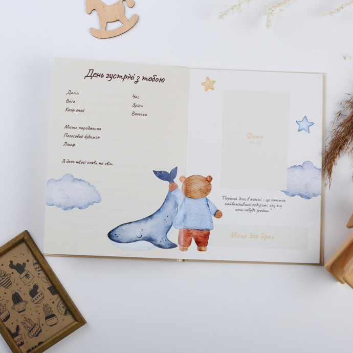 Дитяча метрика, Дитячий альбом The sweetest year (Fotobook-0076)