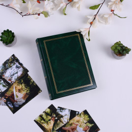 Альбом для фотографій 10х15 см на 300 фото Gedeon B46300/2S CLASSIC GREEN