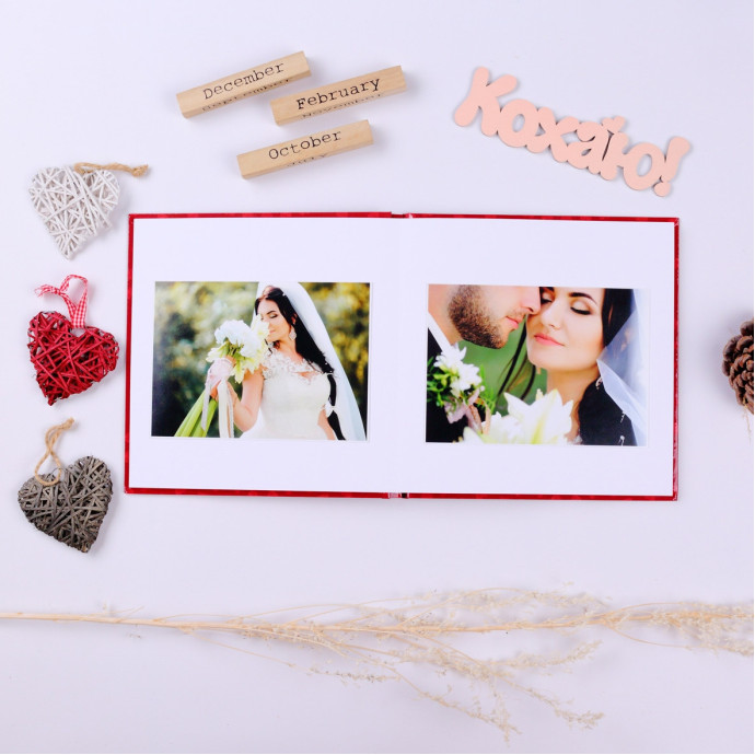 Альбом для фото з білими сторінками