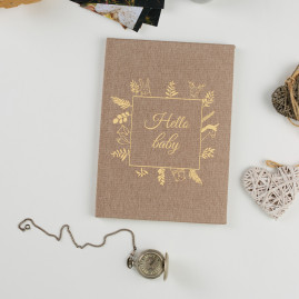 Дитяча метрика у обкладинці з тканини