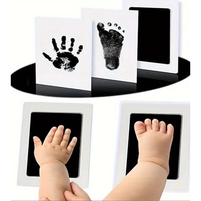 Набір для створення відбитка ручки та ніжки Чорний