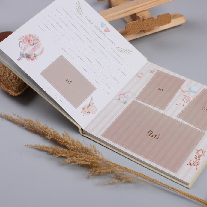 Метрика для новонароджених універсальний дизайн Fotobook-0002